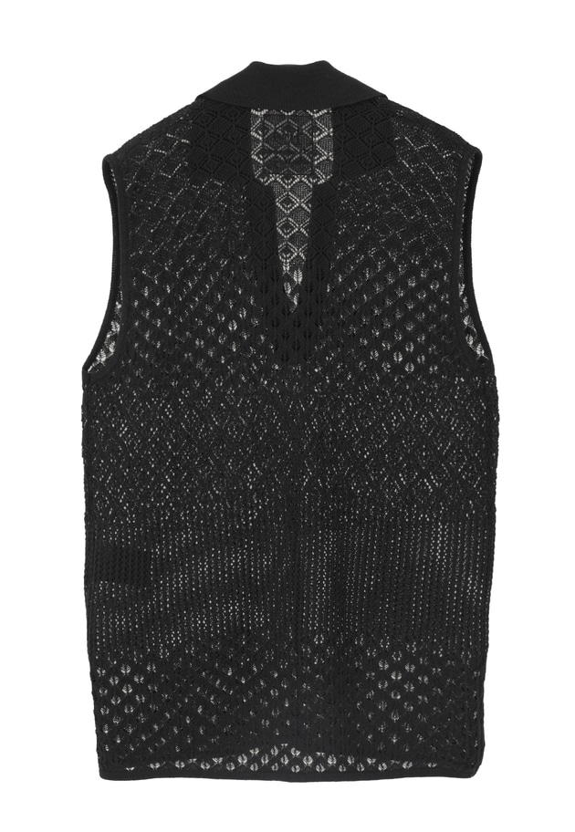 クロシェスリーブレスポロニット 詳細画像 Black 12