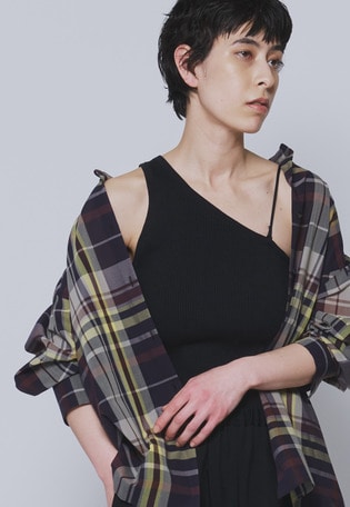 ワンショルダーニット