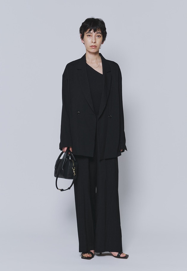 ワンショルダーニット 詳細画像 Black 4