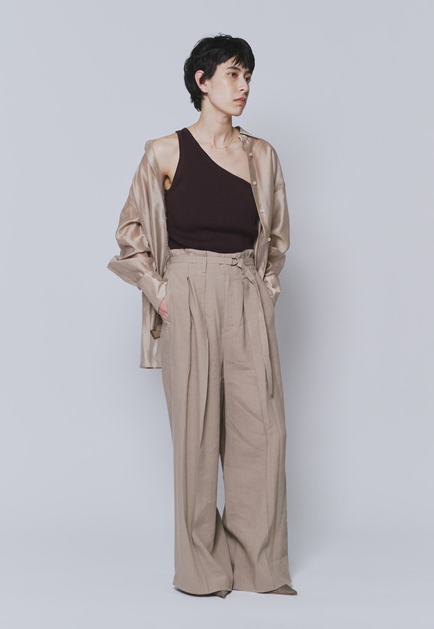 ワンショルダーニット 詳細画像 Brown 4