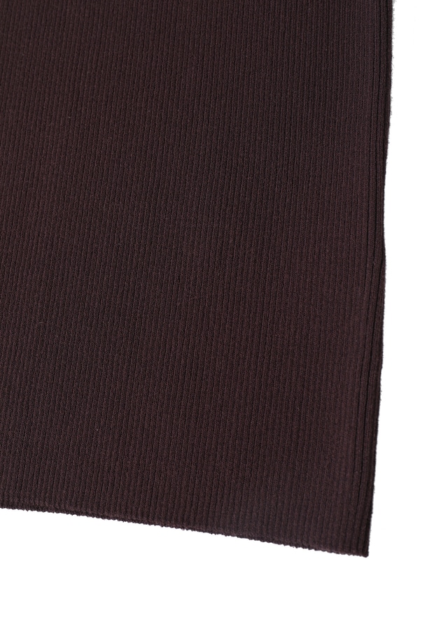ボートネックハーフスリーブニット 詳細画像 Brown 15