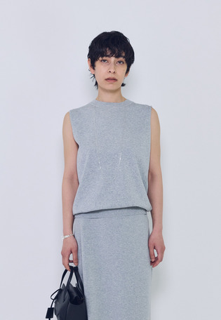 ボクシーニットタンクトップ