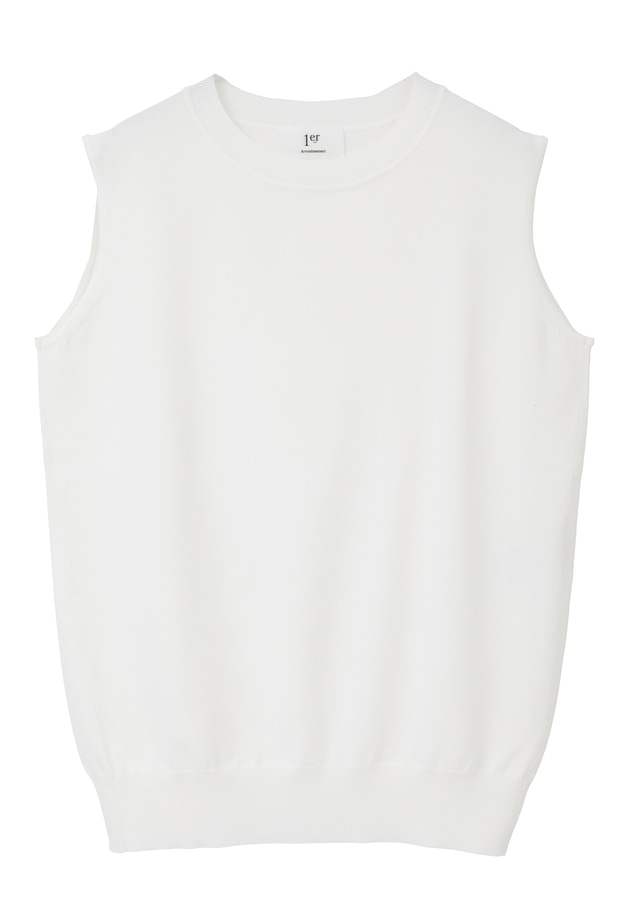 ボクシーニットタンクトップ 詳細画像 Offwhite 11