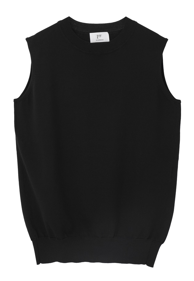 ボクシーニットタンクトップ 詳細画像 Black 11