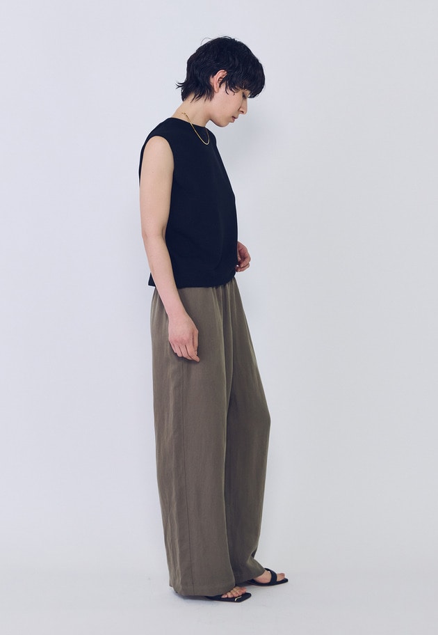 ボクシーニットタンクトップ 詳細画像 Black 3