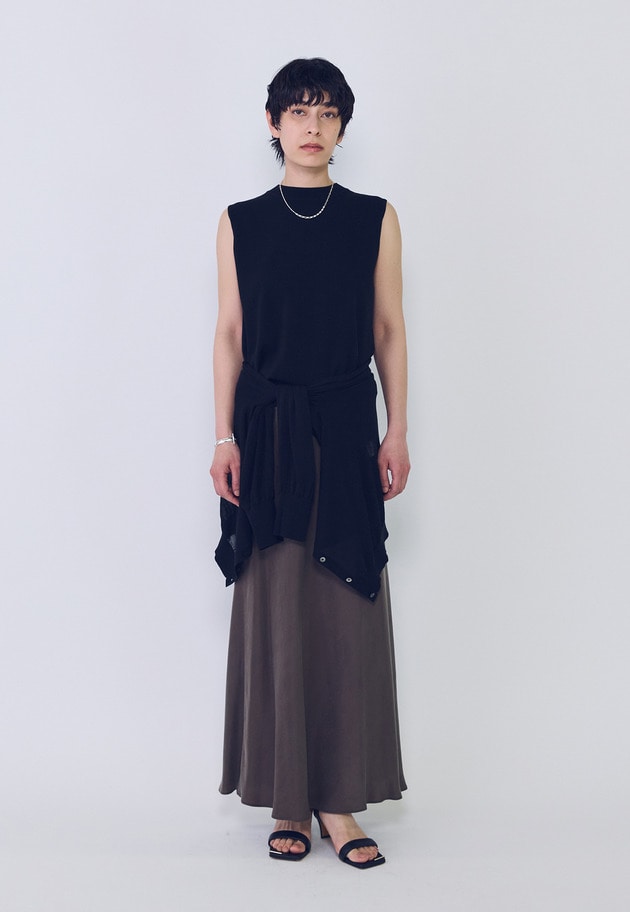 ボクシーニットタンクトップ 詳細画像 Black 6