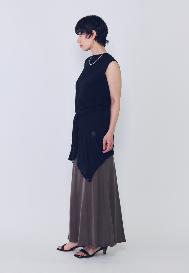 ボクシーニットタンクトップ 詳細画像 Black 7