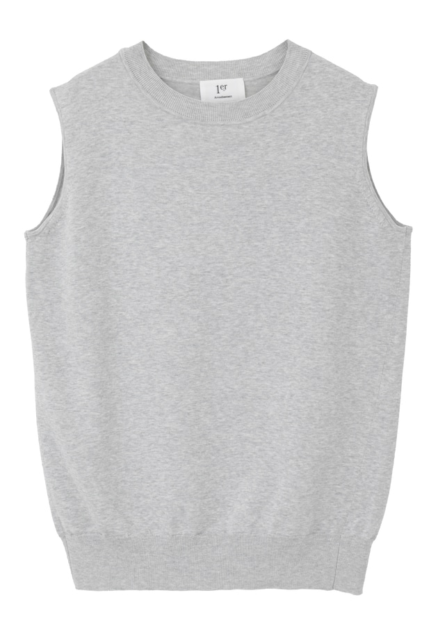 ボクシーニットタンクトップ 詳細画像 Light gray 11