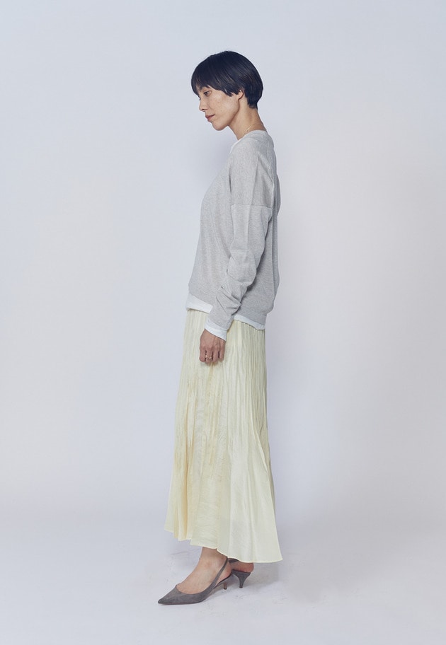 クリーンVネックニットプルオーバー 詳細画像 Beige 4