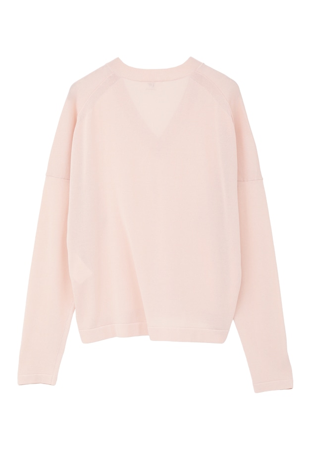 クリーンVネックニットプルオーバー 詳細画像 Pink 12