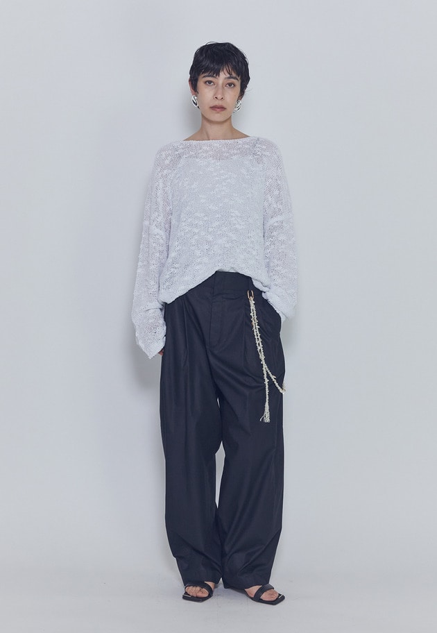 エアリースラブヤーンニット 詳細画像 Offwhite 2