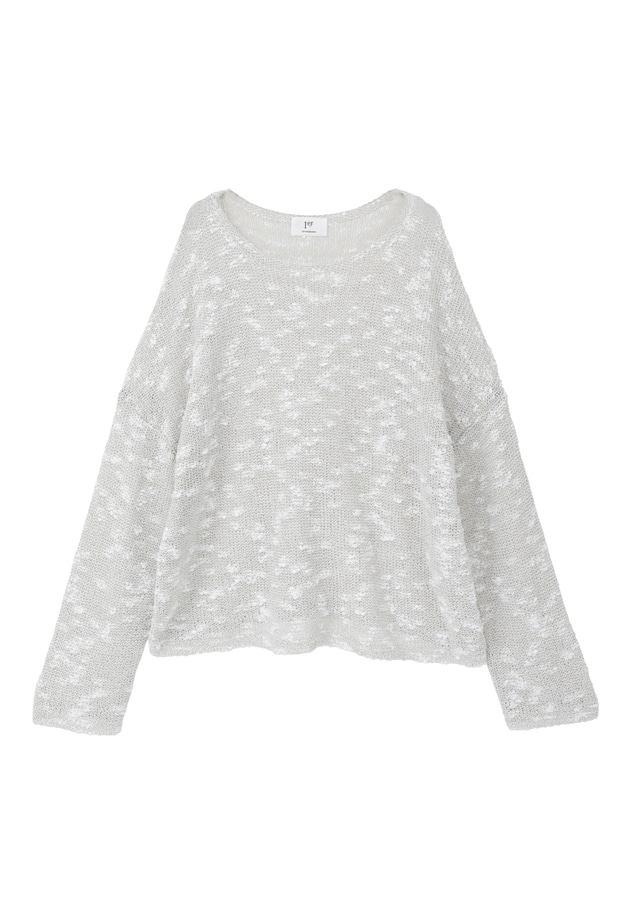 エアリースラブヤーンニット 詳細画像 Light gray 11
