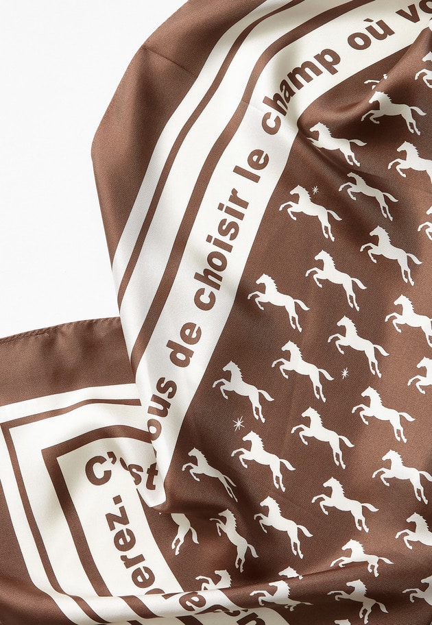 【追加】ギャロップスカーフ 詳細画像 Mocha 2