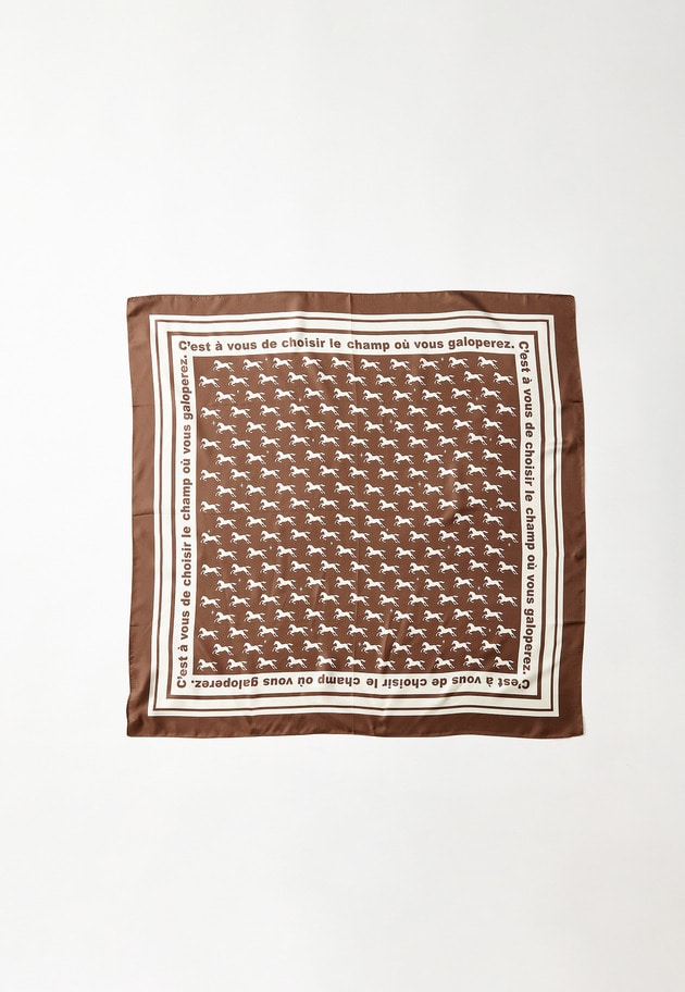 【追加】ギャロップスカーフ 詳細画像 Mocha 5