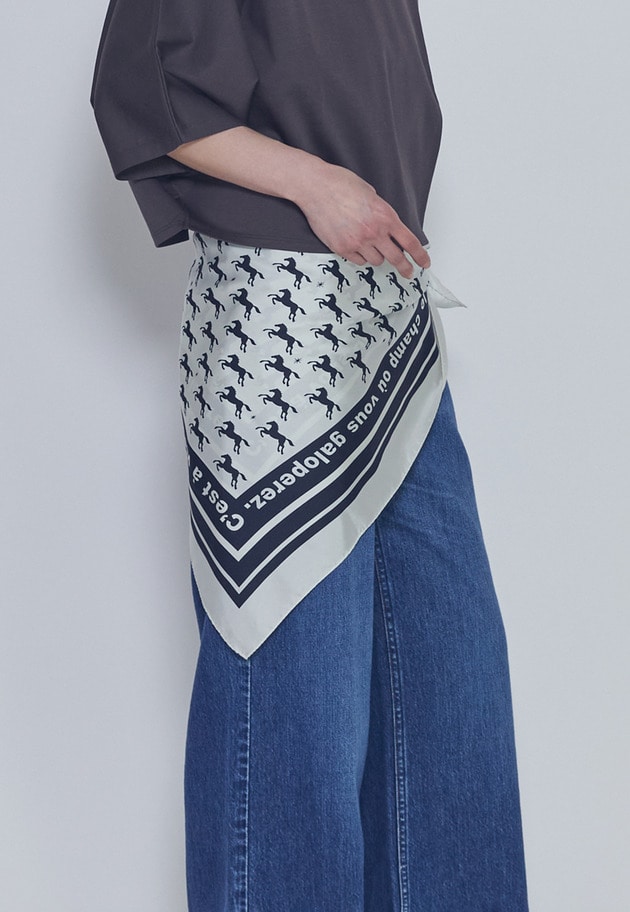 【追加】ギャロップスカーフ 詳細画像 Navy 1