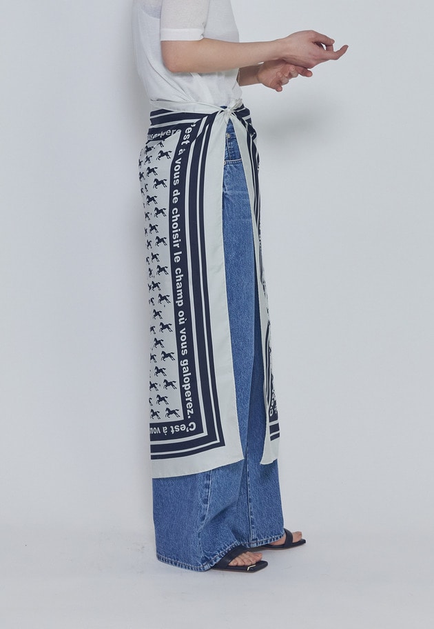 【追加】ギャロップスカーフ 詳細画像 Navy 5