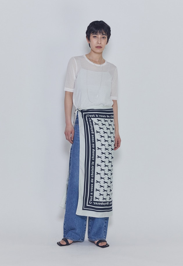 【追加】ギャロップスカーフ 詳細画像 Navy 6