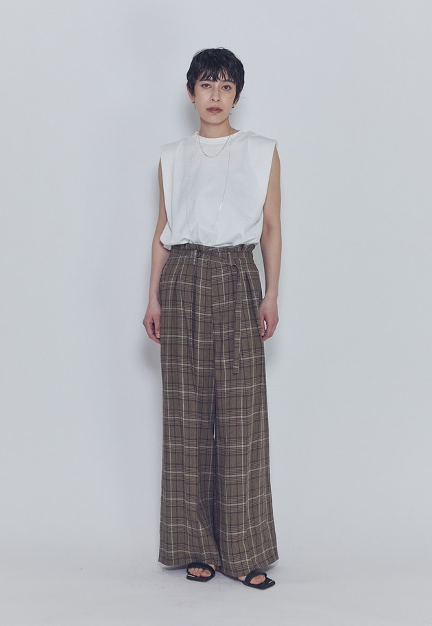 【予約】ショルダータックノースリーブTシャツ 詳細画像 Offwhite 4