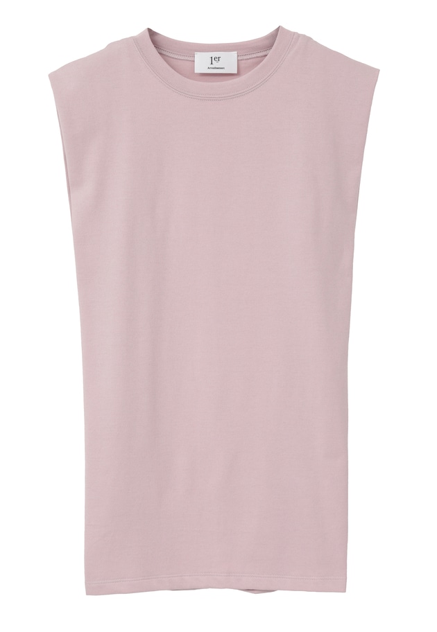 ショルダータックノースリーブTシャツ 詳細画像 Pink 11