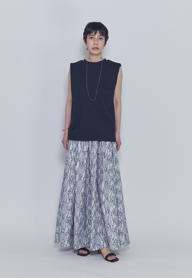 【予約】ショルダータックノースリーブTシャツ 詳細画像 Black 5