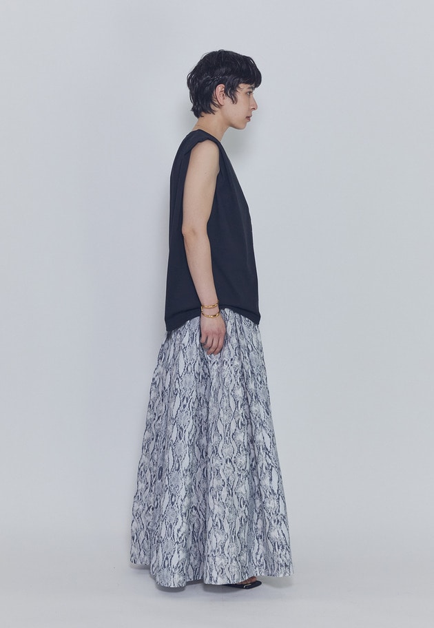 【予約】ショルダータックノースリーブTシャツ 詳細画像 Black 6