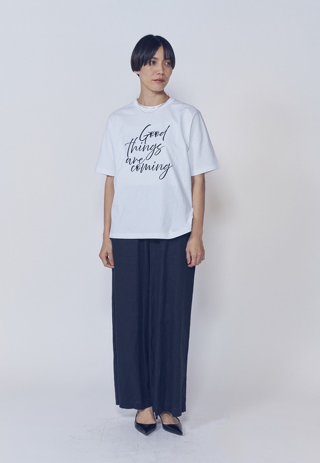 【予約】USコットンロゴプリントＴシャツ 詳細画像 White 5