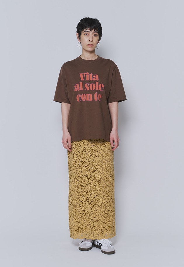 【予約】ロゴプリントＴシャツ 詳細画像 Orange 2