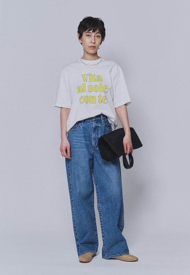 【予約】ロゴプリントＴシャツ 詳細画像 Lime 2