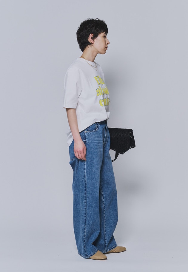 【予約】ロゴプリントＴシャツ 詳細画像 Lime 4