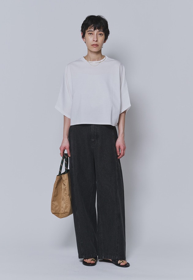 【予約・追加】ハイゲージポンチクロップドＴシャツ 詳細画像 Offwhite 3