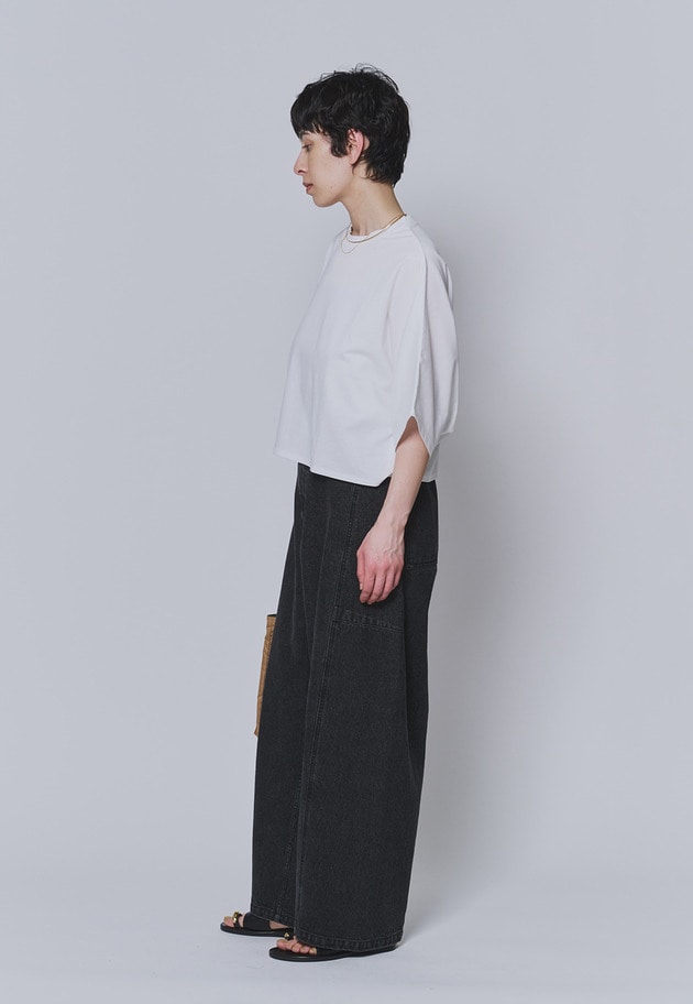 【予約・追加】ハイゲージポンチクロップドＴシャツ 詳細画像 Offwhite 4