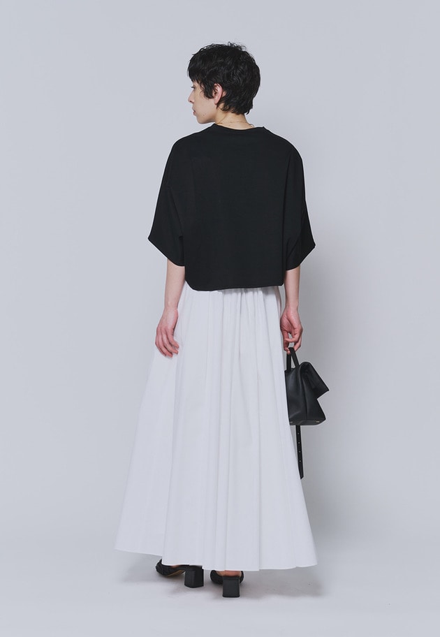 【予約・追加】ハイゲージポンチクロップドＴシャツ 詳細画像 Black 4