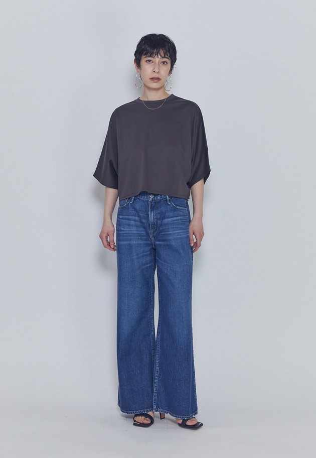 【予約・追加】ハイゲージポンチクロップドＴシャツ 詳細画像 Brown 4