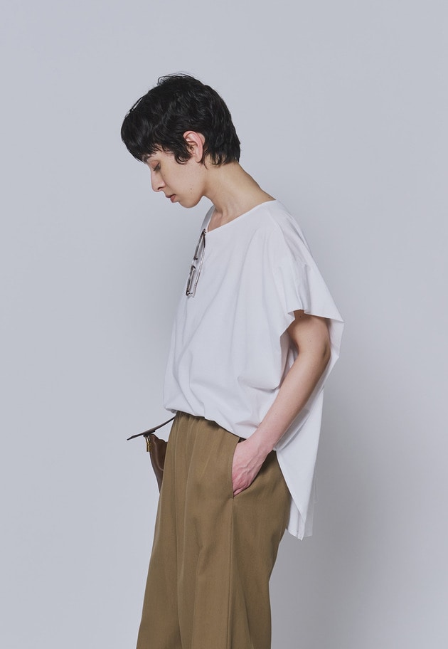 【リピート】プレミアム天竺ニュアンストップス 詳細画像 Offwhite 1