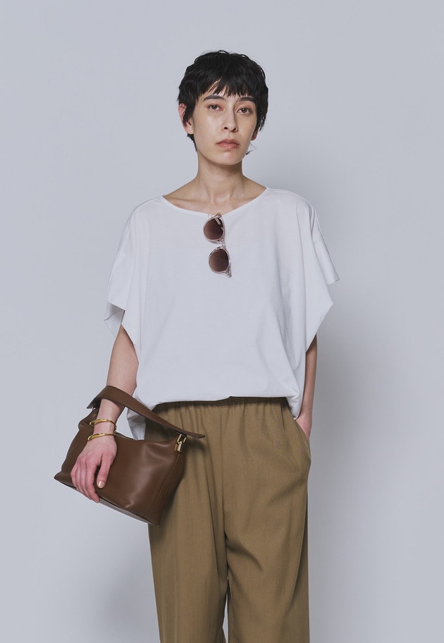 【リピート】プレミアム天竺ニュアンストップス 詳細画像 Offwhite 2