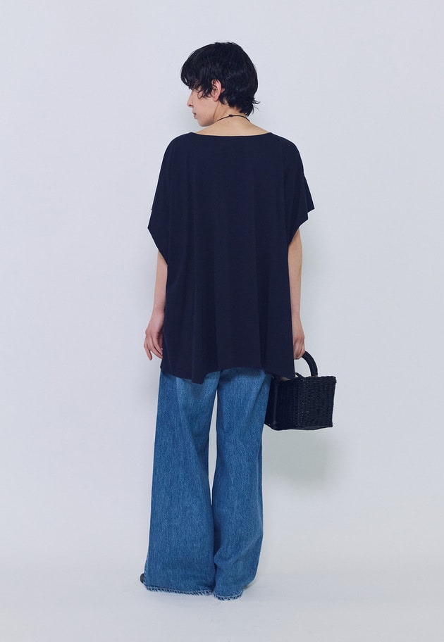 【リピート】プレミアム天竺ニュアンストップス 詳細画像 Navy 10