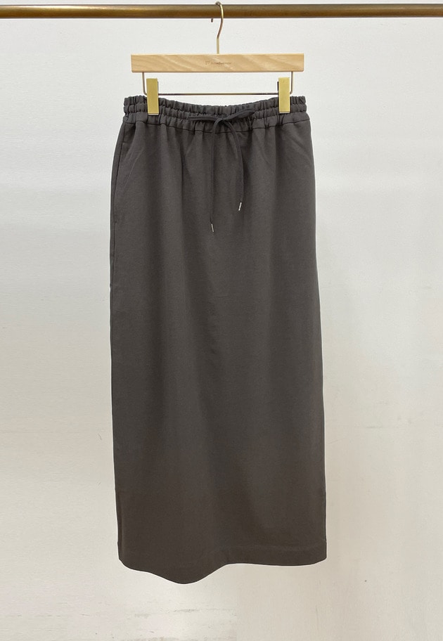 【追加】ヴィンテージ天竺ドロストスカート 詳細画像 Mocha 1