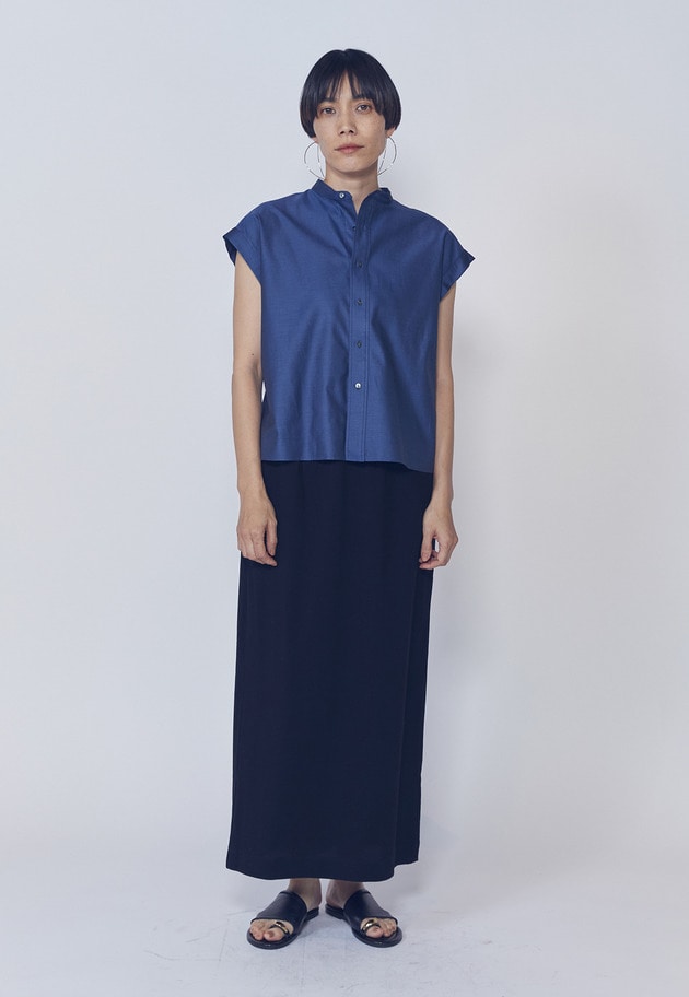 【追加】ヴィンテージ天竺ドロストスカート 詳細画像 Black 3