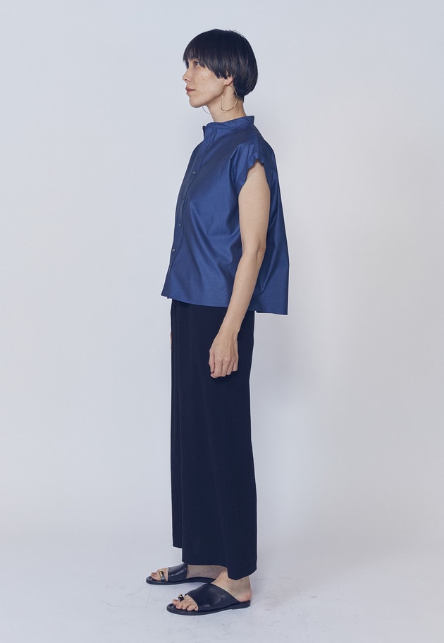 【追加】ヴィンテージ天竺ドロストスカート 詳細画像 Black 5