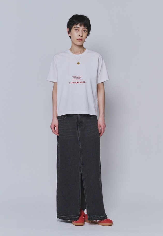 【予約】＜TICCA（ティッカ）＞別注"LA MUSIQUE"Tシャツ 詳細画像 White 3