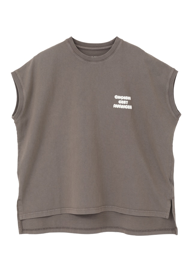 ＜upper hights / アッパーハイツ＞別注ビッグノースリーブTシャツ 詳細画像 Mocha 11