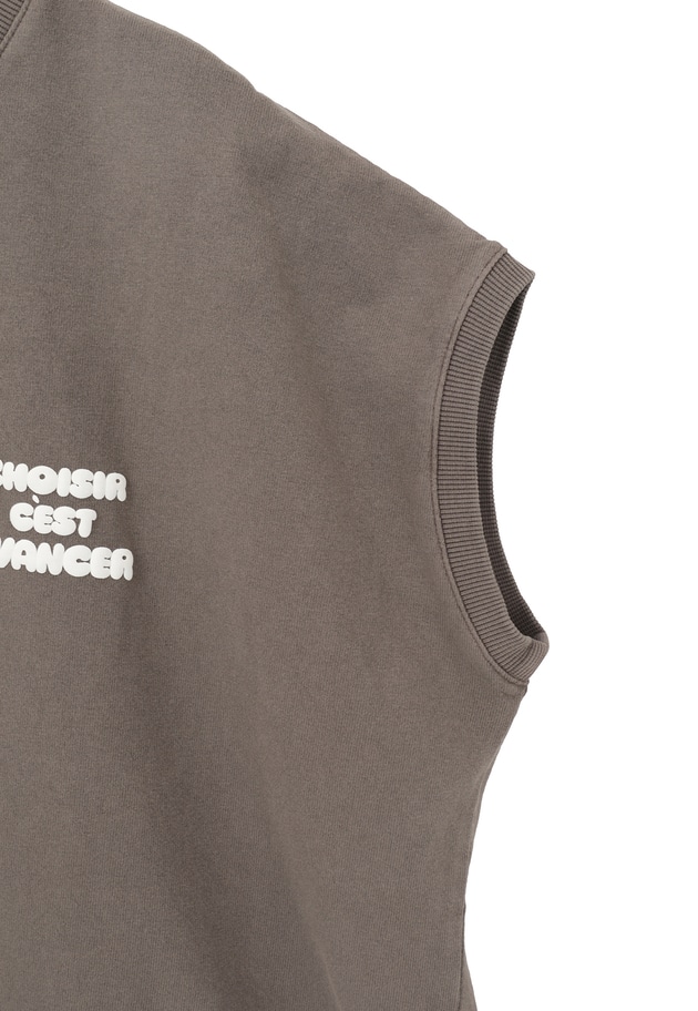 ＜upper hights / アッパーハイツ＞別注ビッグノースリーブTシャツ 詳細画像 Mocha 14