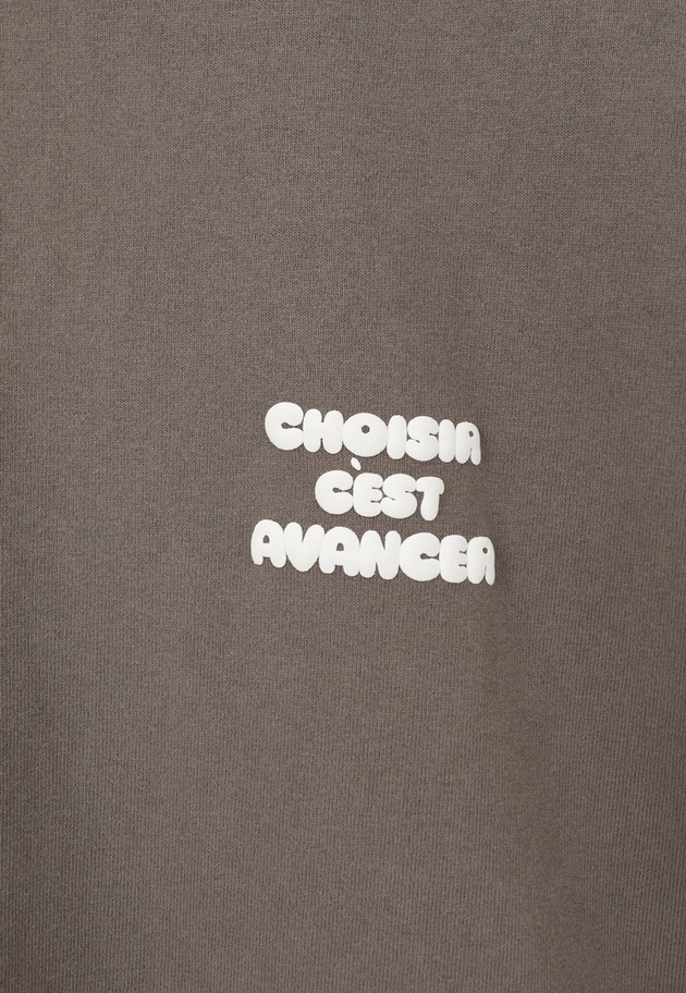 ＜upper hights / アッパーハイツ＞別注ビッグノースリーブTシャツ 詳細画像 Mocha 16