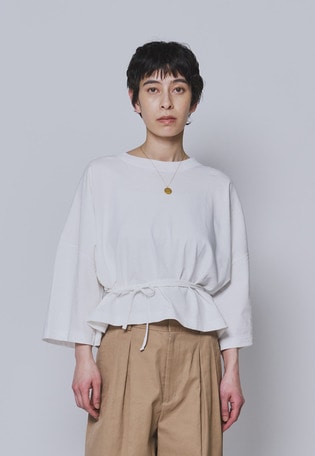 【予約】＜INSCRIRE（アンスクリア）＞別注エプロンTシャツ