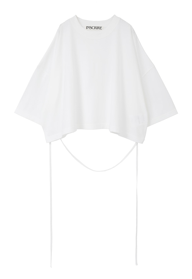 ＜INSCRIRE（アンスクリア）＞別注エプロンTシャツ 詳細画像 White 11