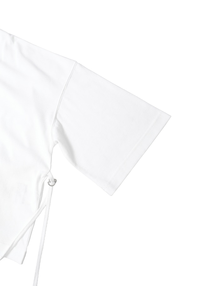 ＜INSCRIRE（アンスクリア）＞別注エプロンTシャツ 詳細画像 White 14