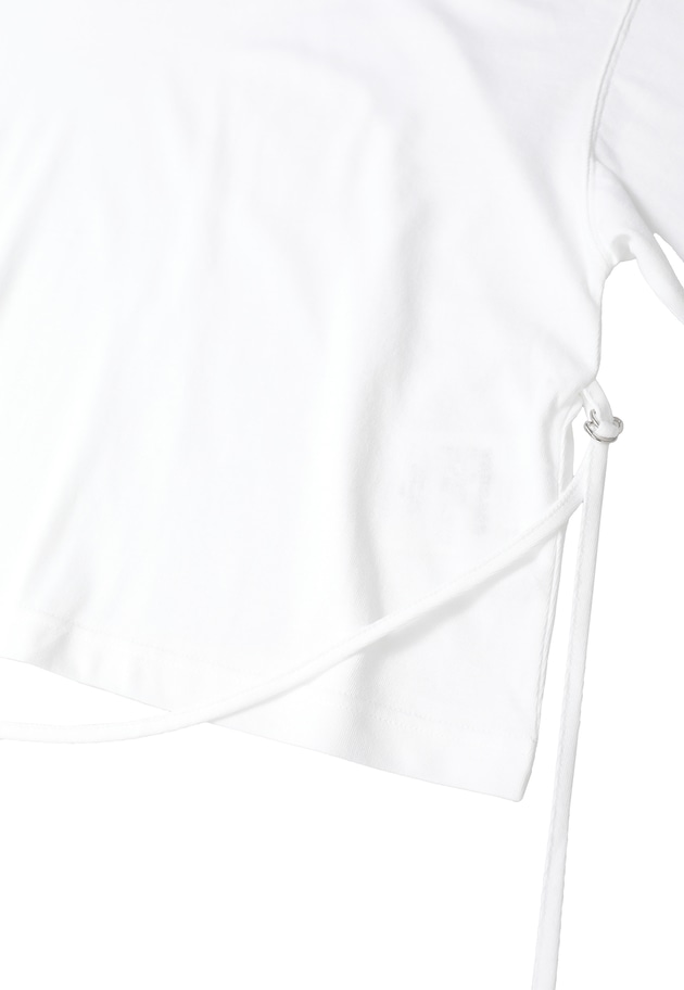 ＜INSCRIRE（アンスクリア）＞別注エプロンTシャツ 詳細画像 White 15
