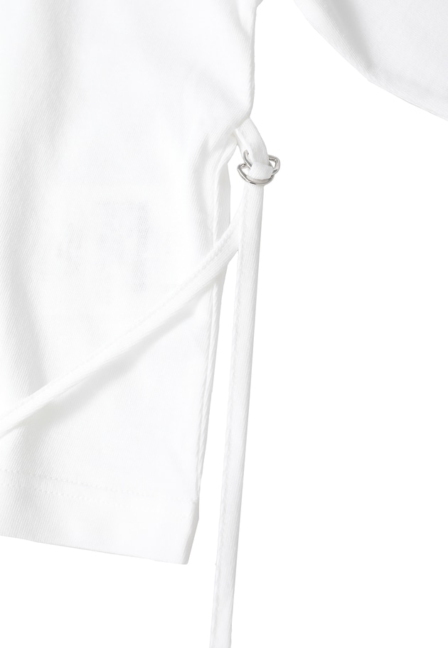 ＜INSCRIRE（アンスクリア）＞別注エプロンTシャツ 詳細画像 White 16