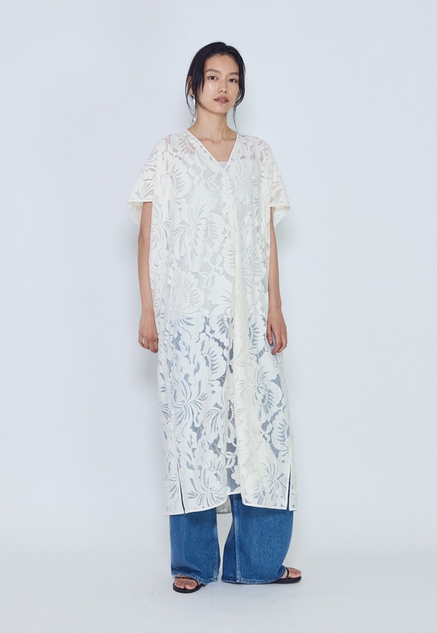 フラワーレースワンピース 詳細画像 Offwhite 1