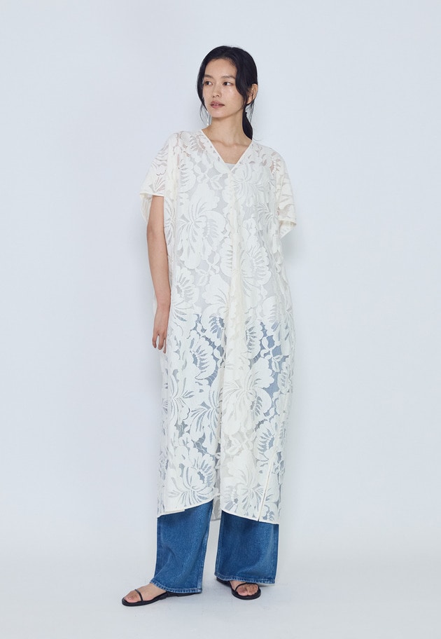 フラワーレースワンピース 詳細画像 Offwhite 2